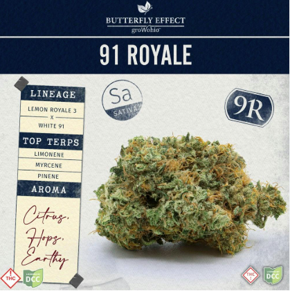 Butterfly Effect - 91 Royale Budlets - Flower - 14.15g