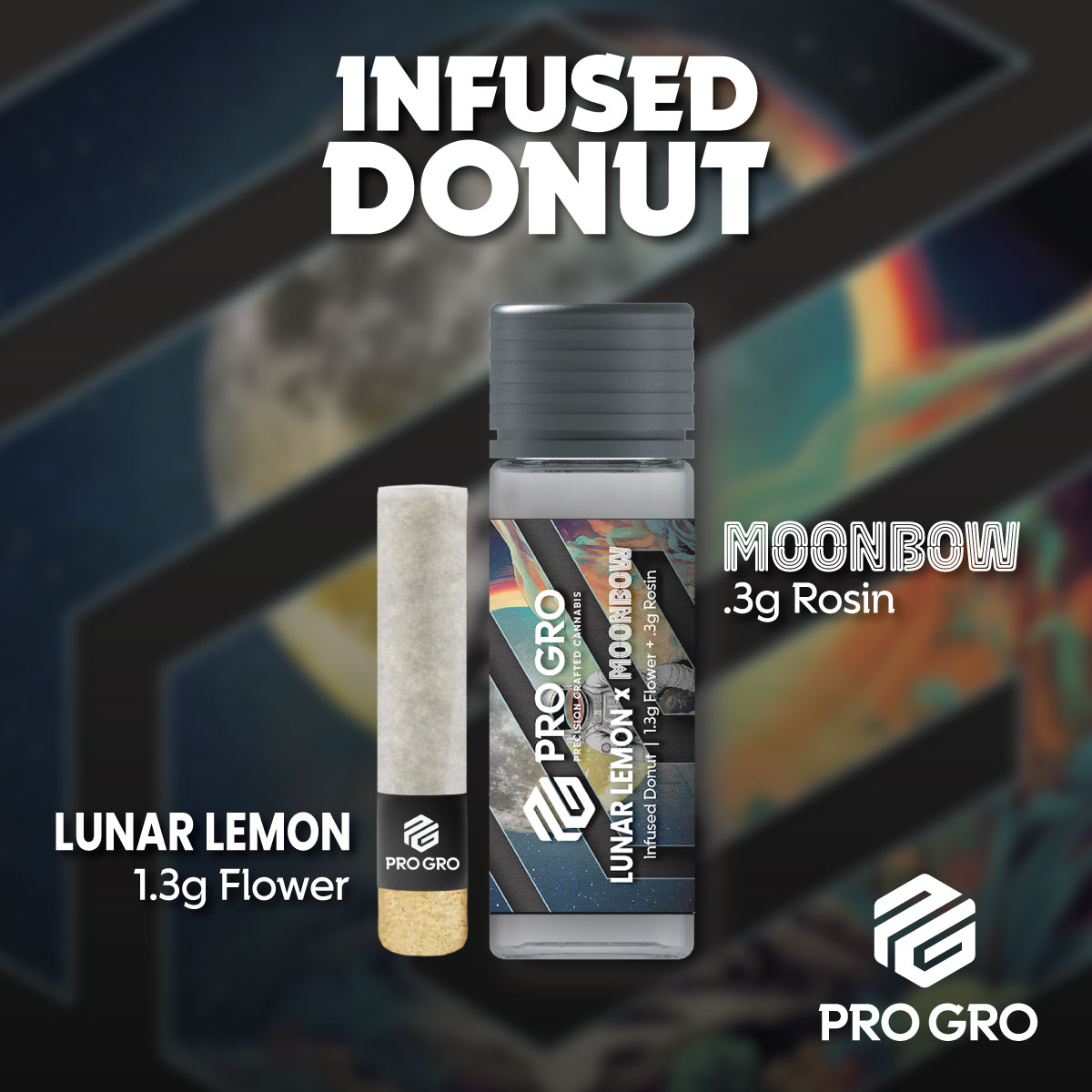 Lunar Lemon x Moonbow 112 Hash Donut 1.6g
