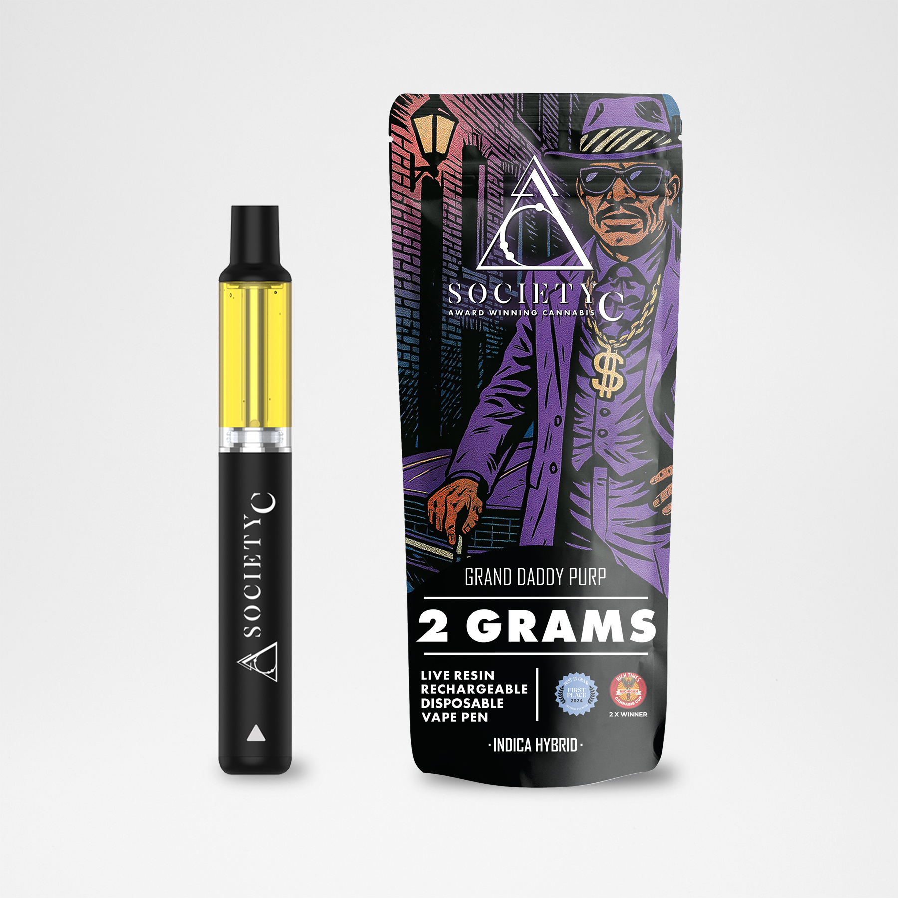 Society C | Grandaddy Purp | 2g AIO