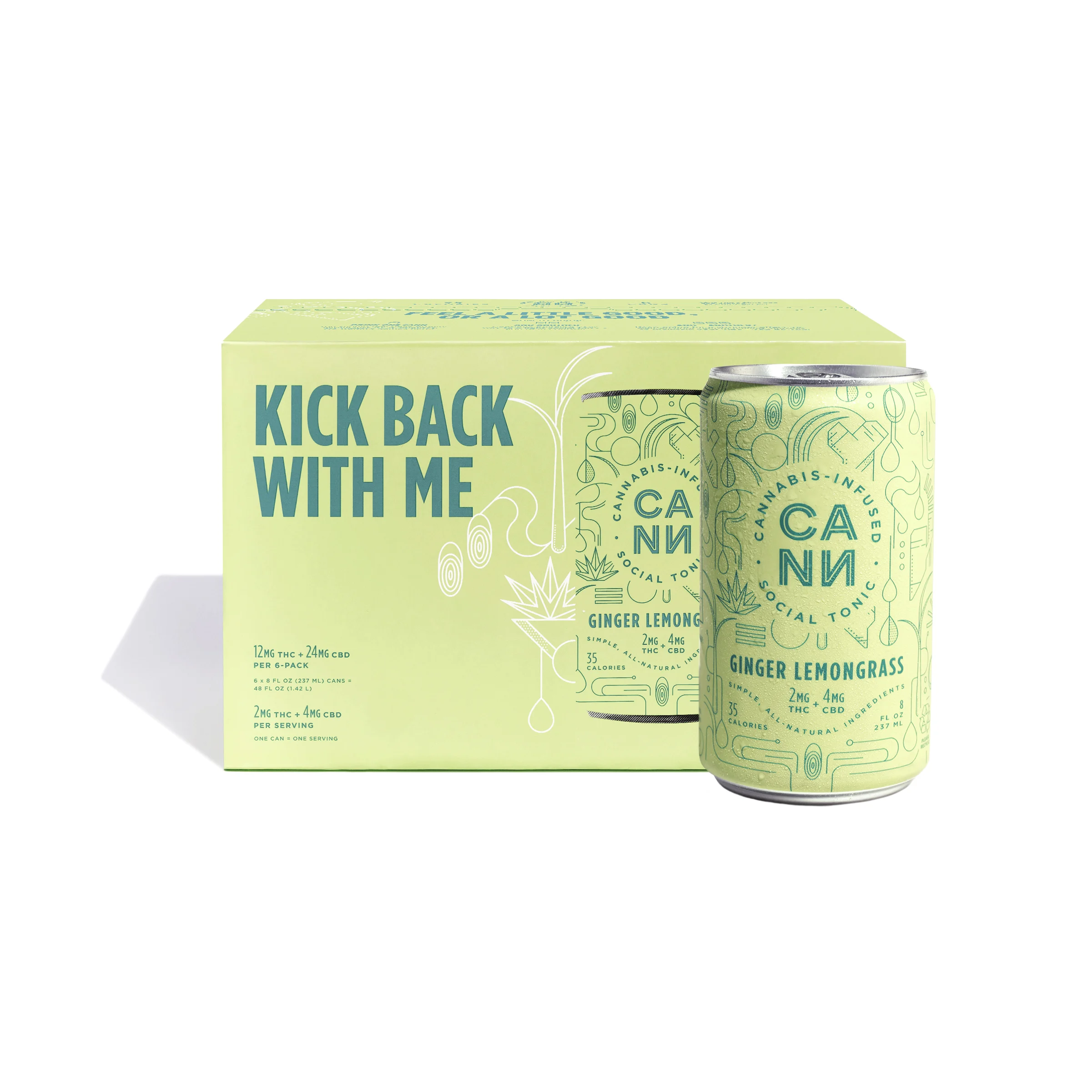 Cann 8oz 6pk - Ginger Lemongrass at Harborside (San Leandro)