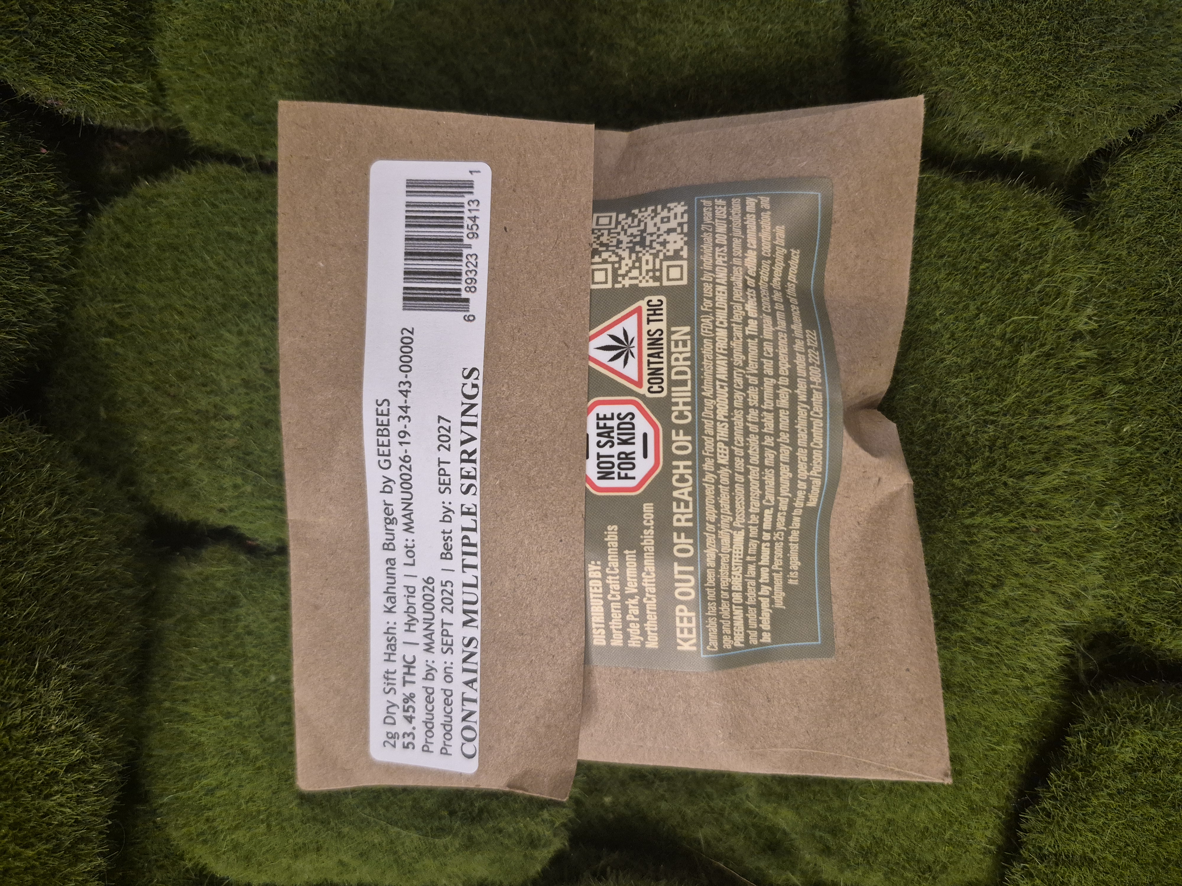 Dry Sift Hash Kahuna Burger