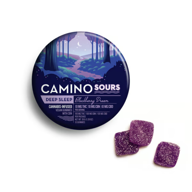 Sours - 1:1:1 Blackberry Dream - Deep Sleep - THC:CBD:CBN - Gummies - 100mg (10pk)