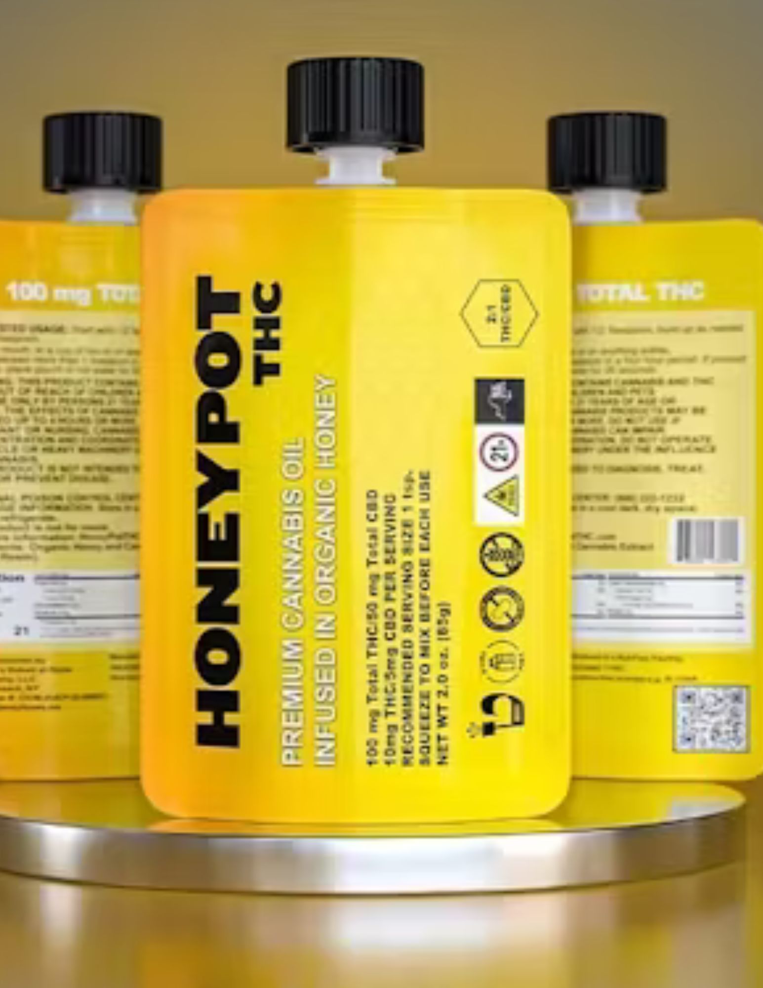 Honeypot | Infused Distillate Organic Honey 100mg | Day