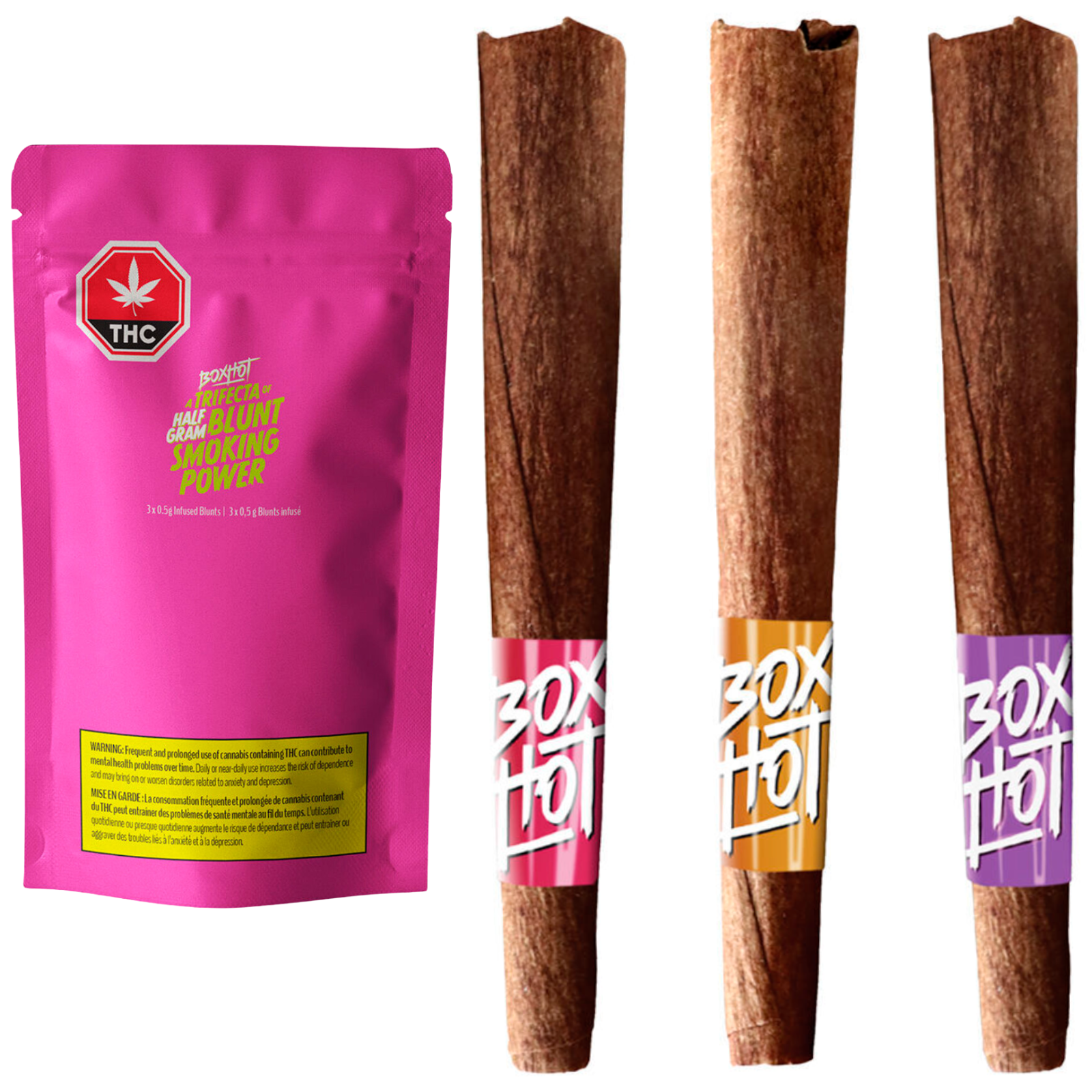 Trifecta of Blunt Smoking Power Infused Blunt | 3x1g