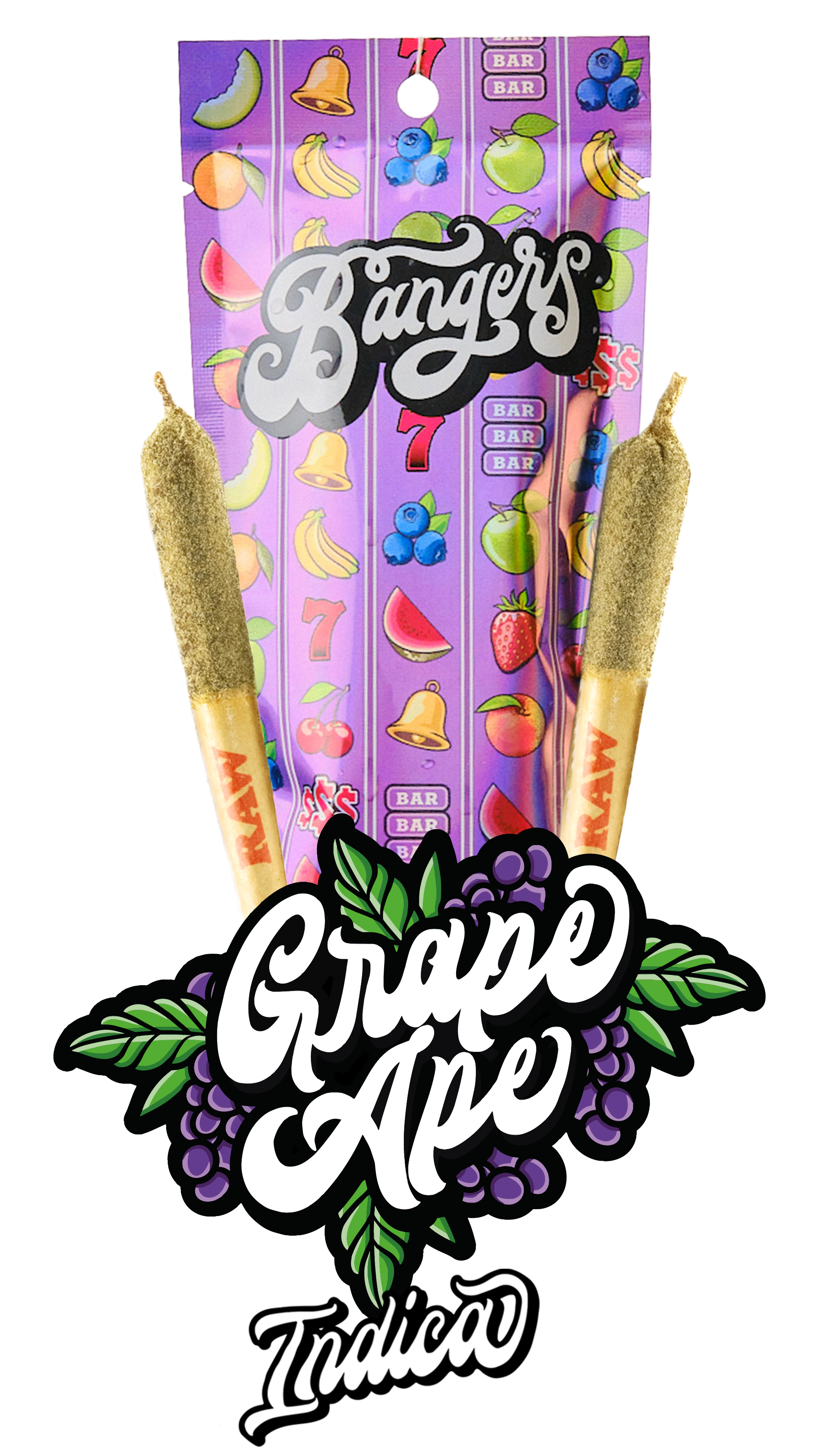 Grape Ape Infused Pre-Roll 2pk | Bangers |