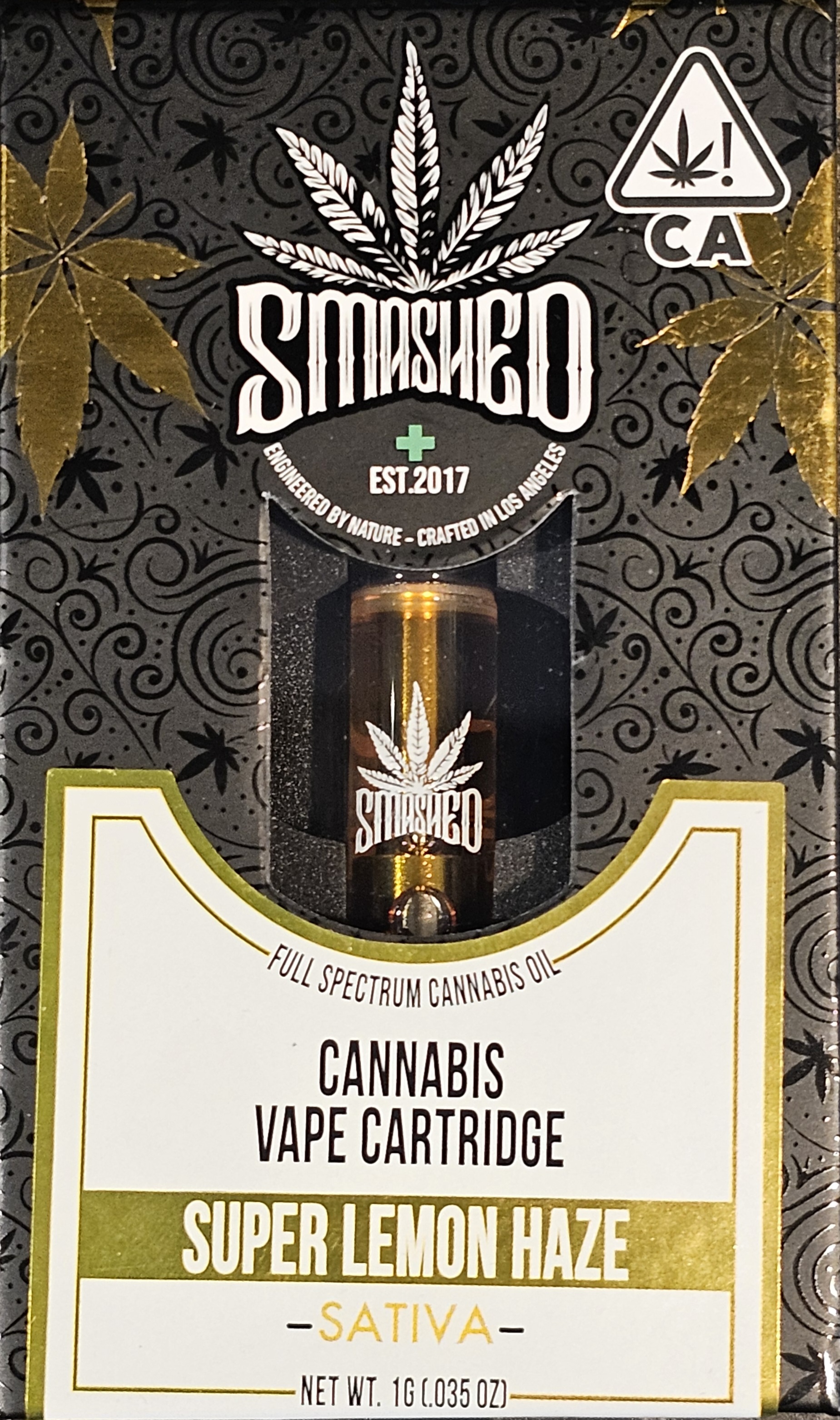 SMD - 1G Cart Lemon Haze - Sativa
