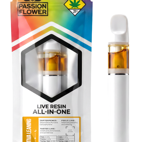 Passion Amnesia Haze +CBG (Sativa) 1g Live Resin Disposables