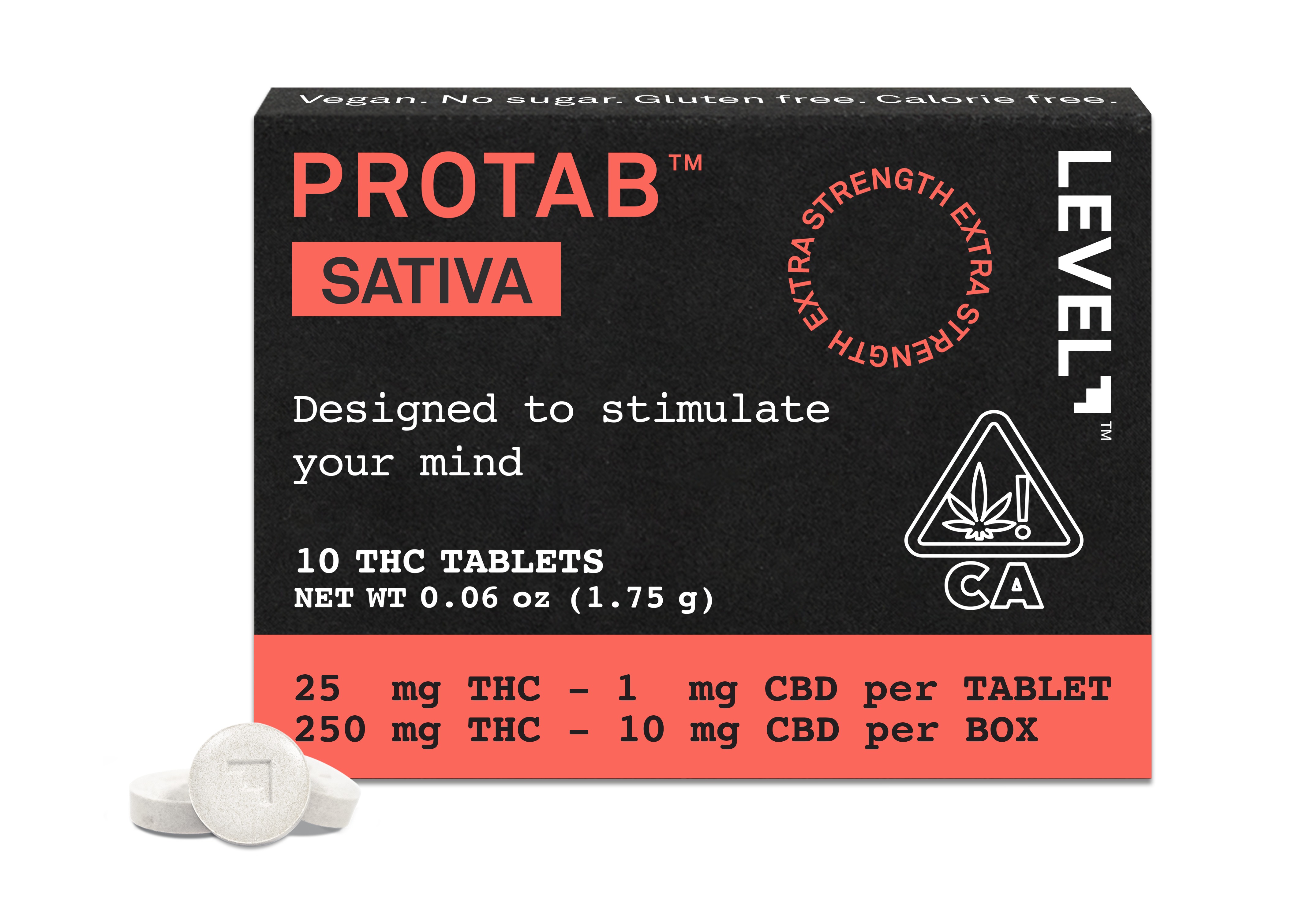LEVEL — PROTAB SATIVA / 10 tablets - 10pk