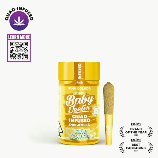 Pina Colada Baby Jeeter Infused Pre-Roll 5-pack | 2.5g
