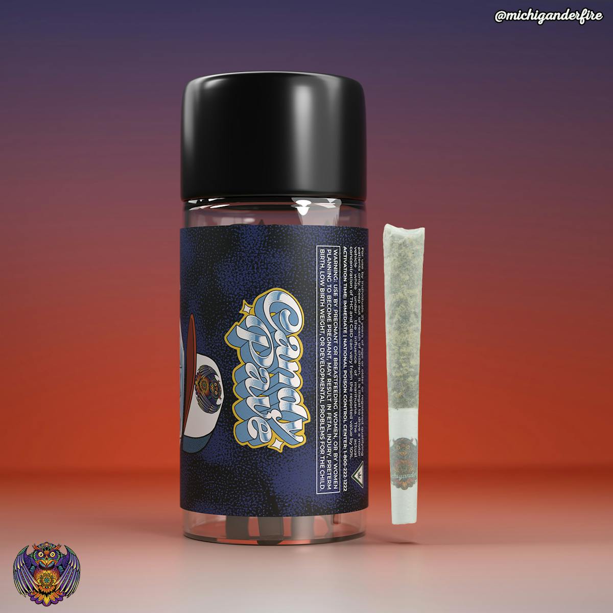 Michigander Fire Candy Pave (5 x 0.5g) 2.5g