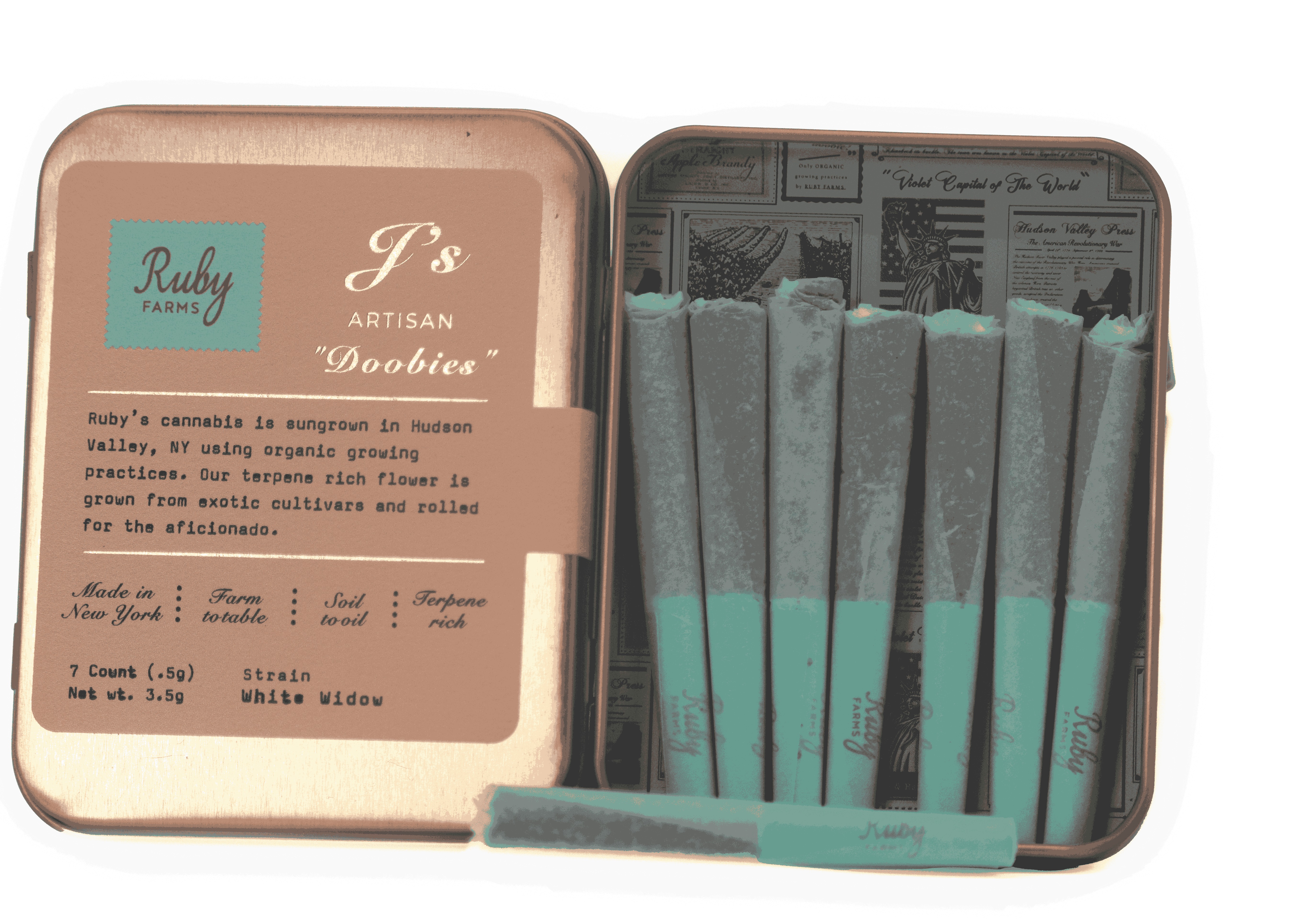 White Widow | Doobie Pre-Rolls | 7pk | 3.5g