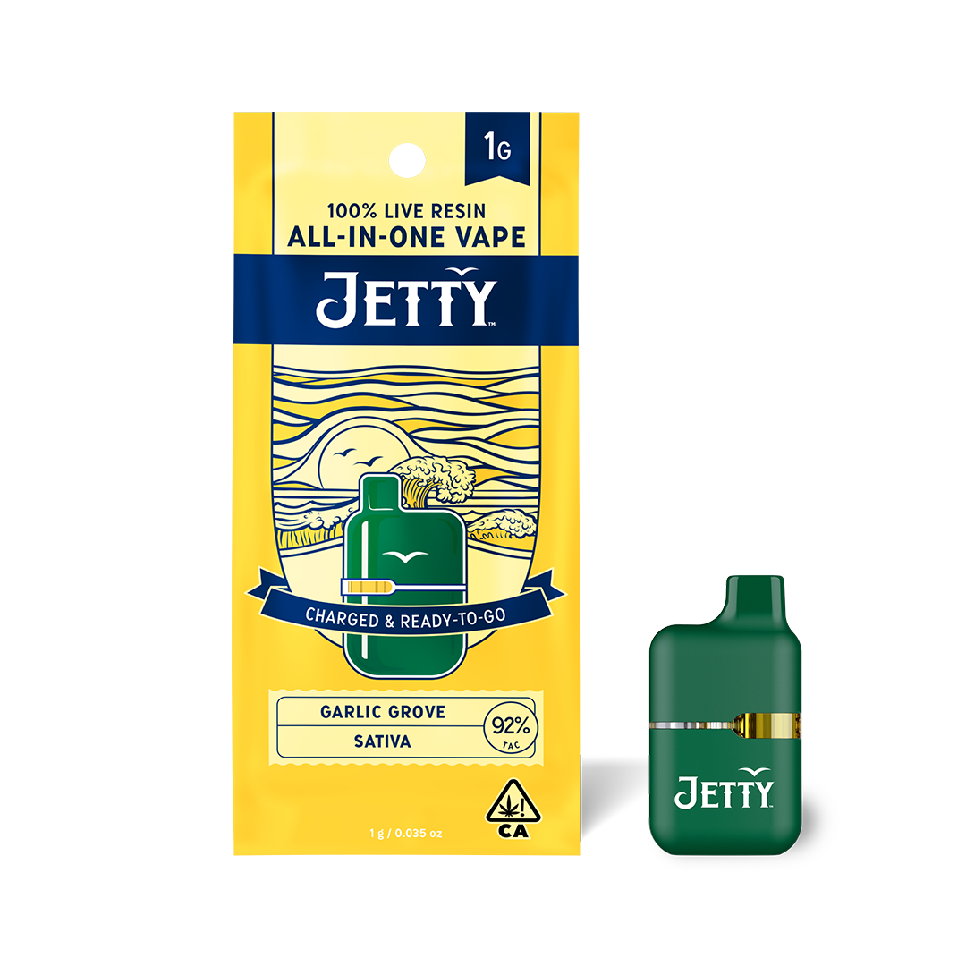 Garlic Grove 100% Live Resin All-in-One Mini Tank Vape 1g