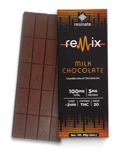 Milk Chocolate Indica Bar | 100mg - Remix