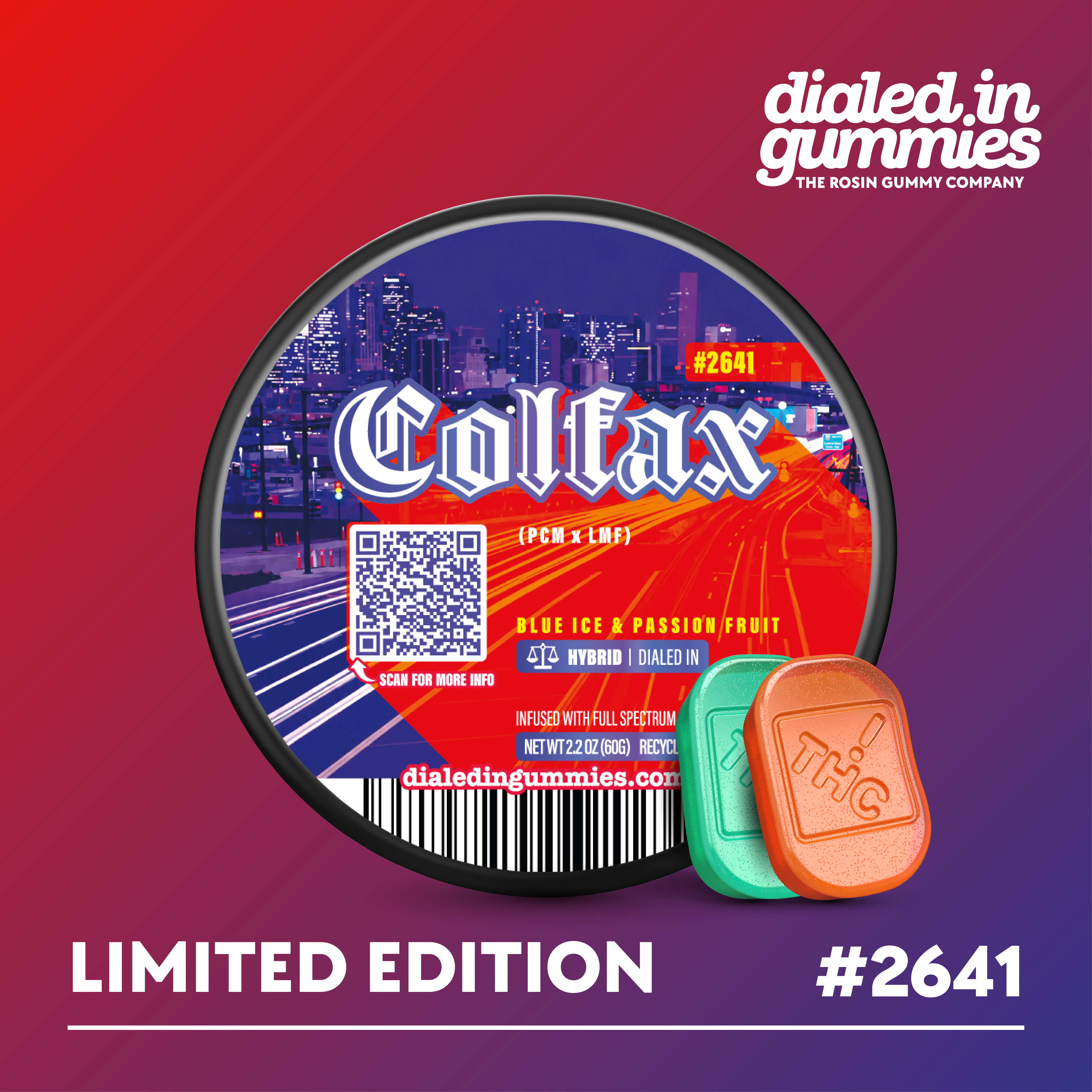 100mg - Colfax - Rosin Gummies (10pk)