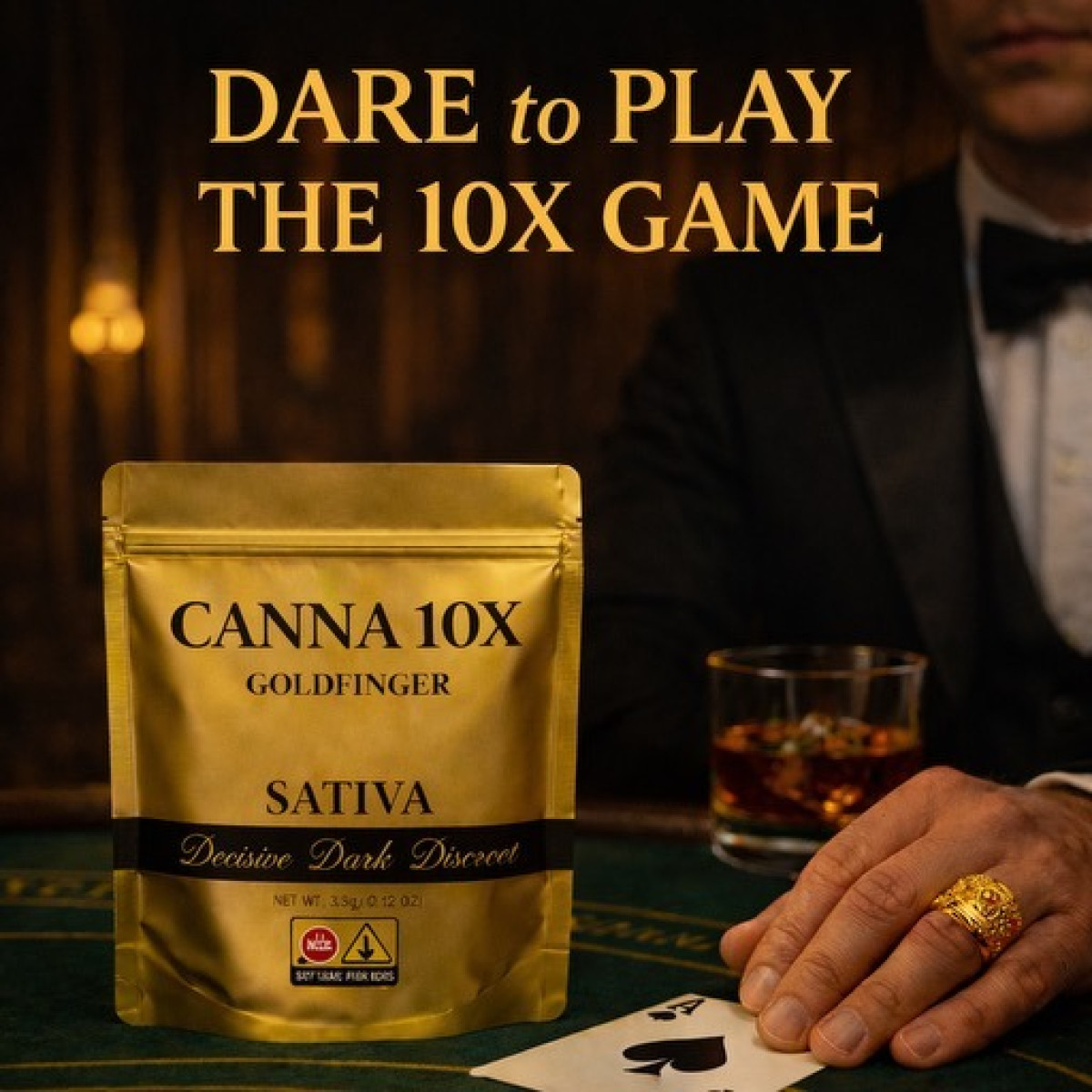 Canna 10x - Goldfinger - 3.5g - Flower