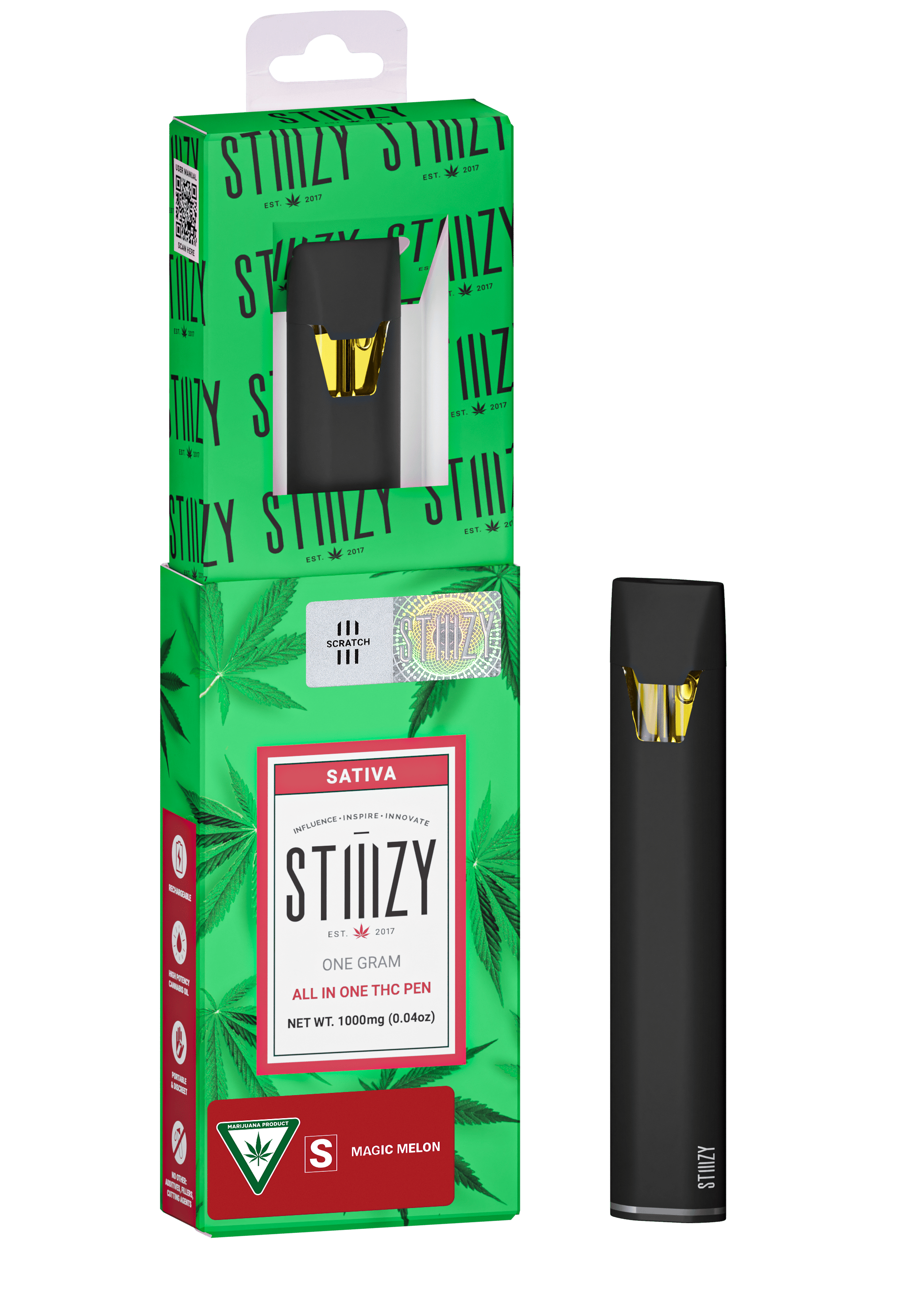 Stiiizy AIO 1g - Magic Melon