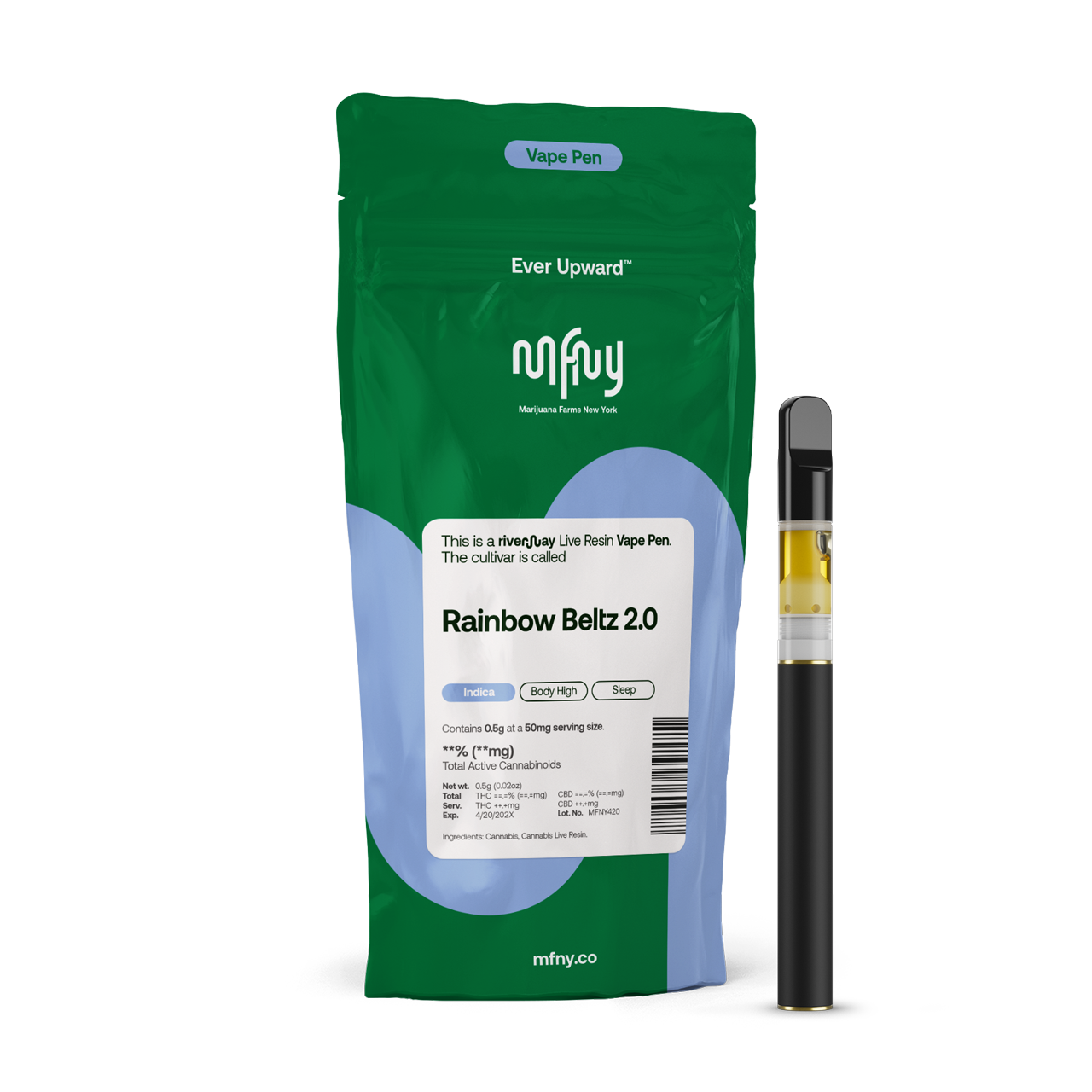 MFNY | Rainbow Beltz 2.0 - Live Resin Vape | 0.5g