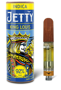 Jetty King Louis Indica High THC Vape Cart