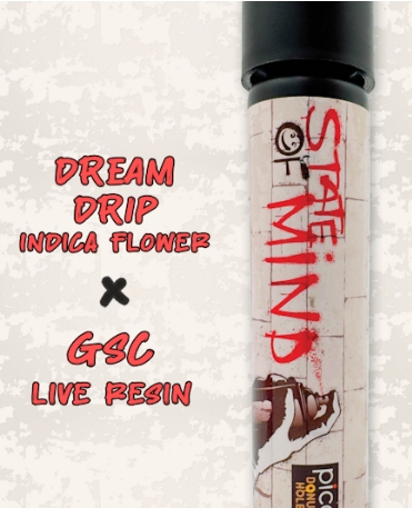 PICC | State of Mind Donut Hole Infused Pre-Roll | Dream Drip x GSC  1g