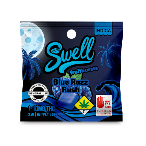 Swell Blue Razz Rush (Indica) Single 10mg