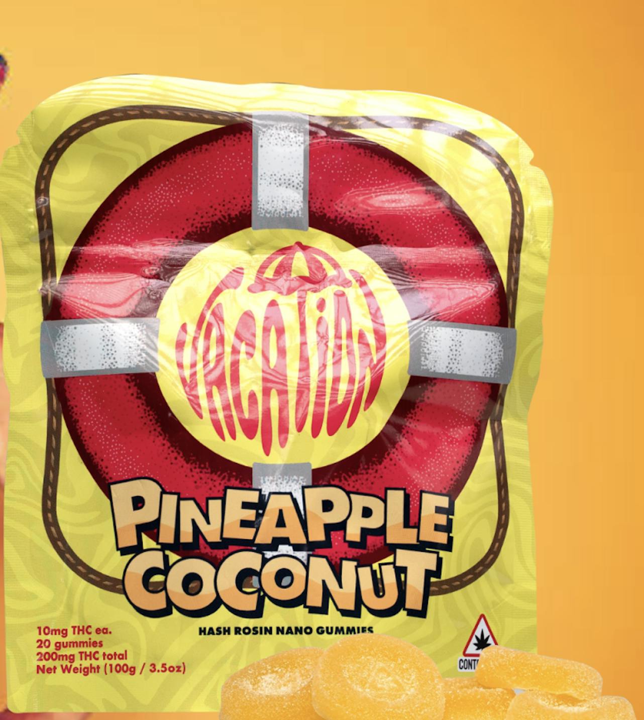 Pineapple Coconut Rings | 100mg 20pk | Starbase MFG
