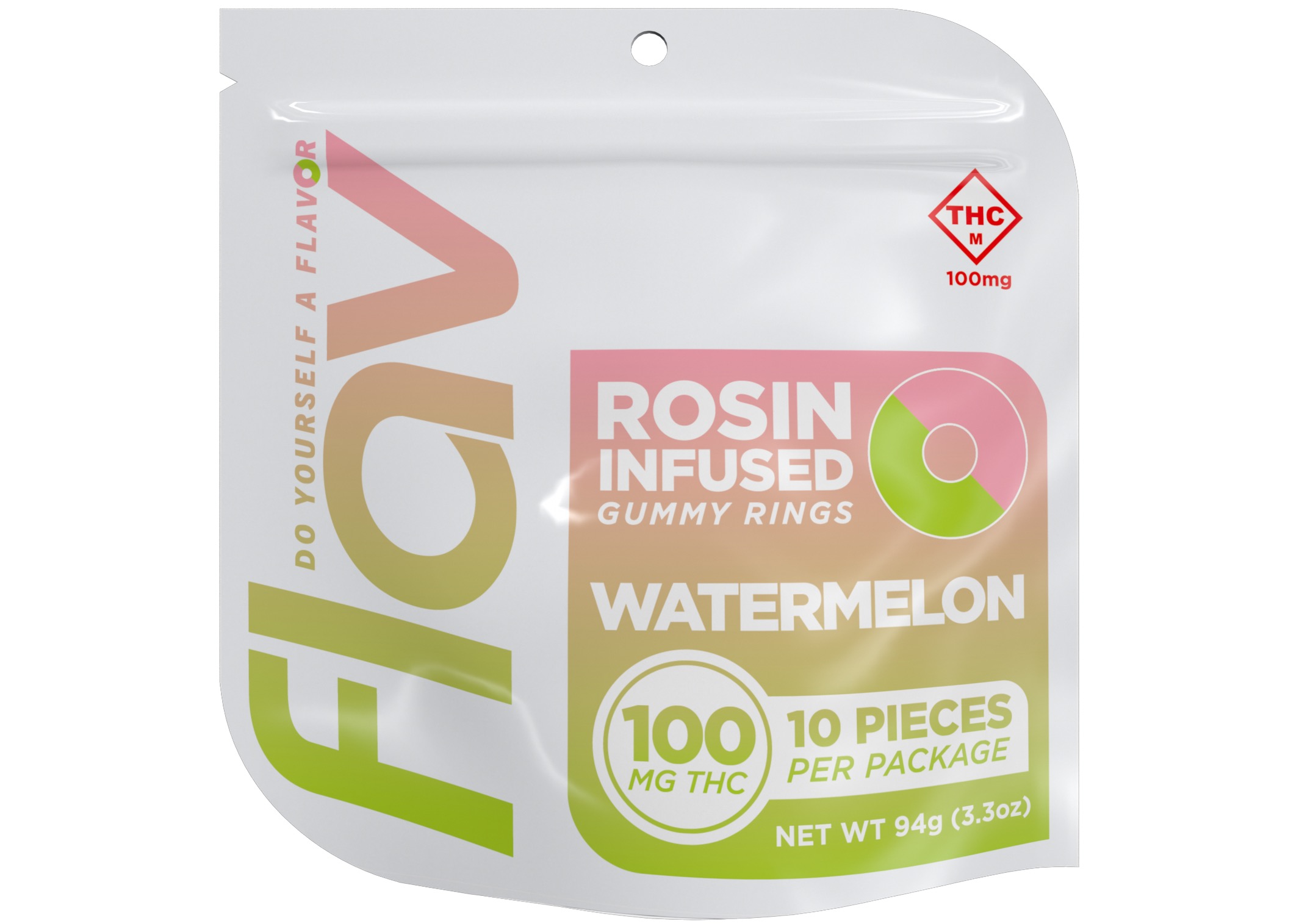 Gummy Ring - 100mg - Hash Rosin - Watermelon