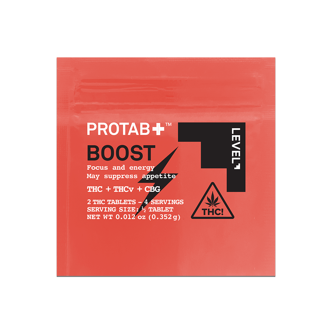 Level | Boost Protab Extra Strength | THC Tablets | 40mg 2pk