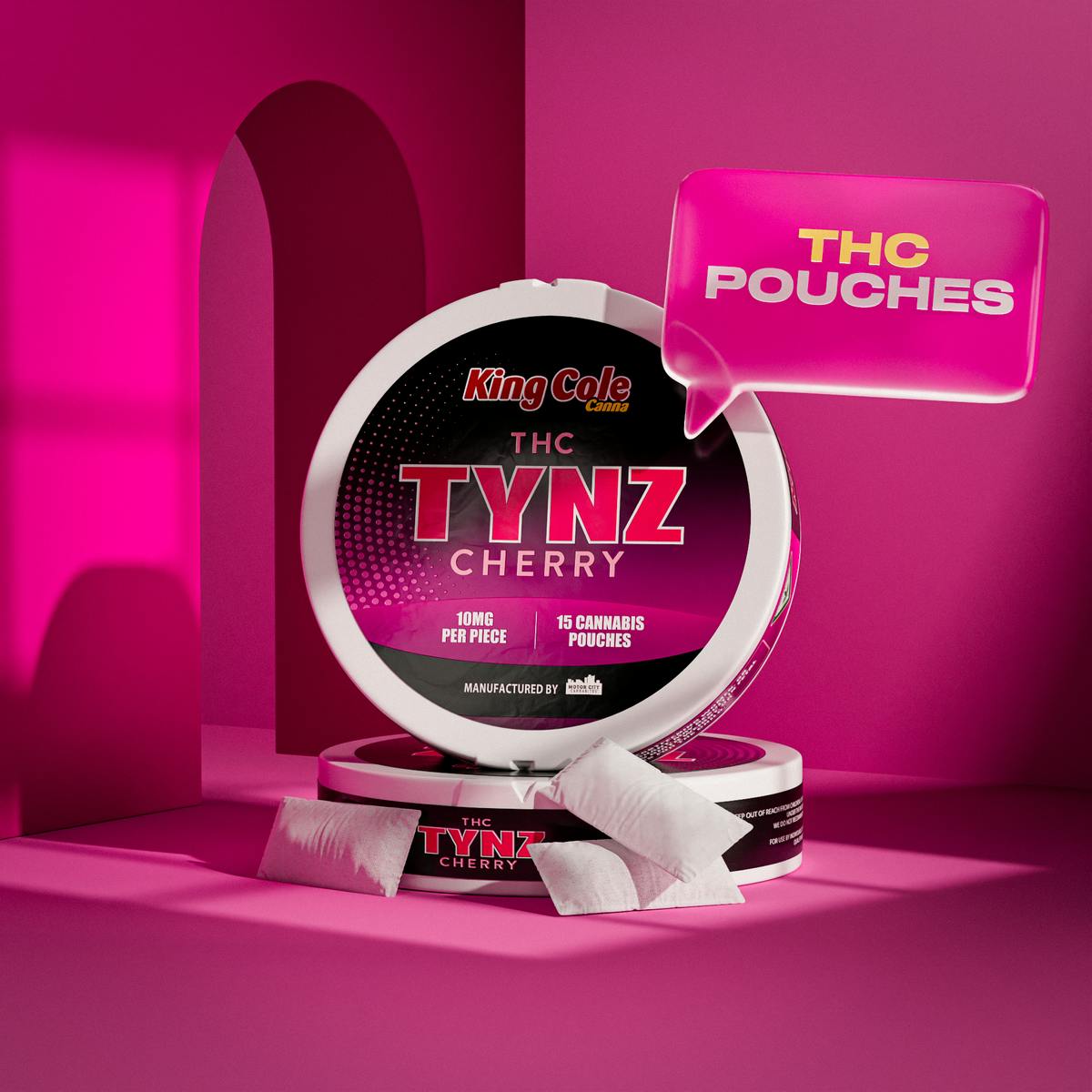 King Cole TYNZ | 150mg Pouches | Cherry