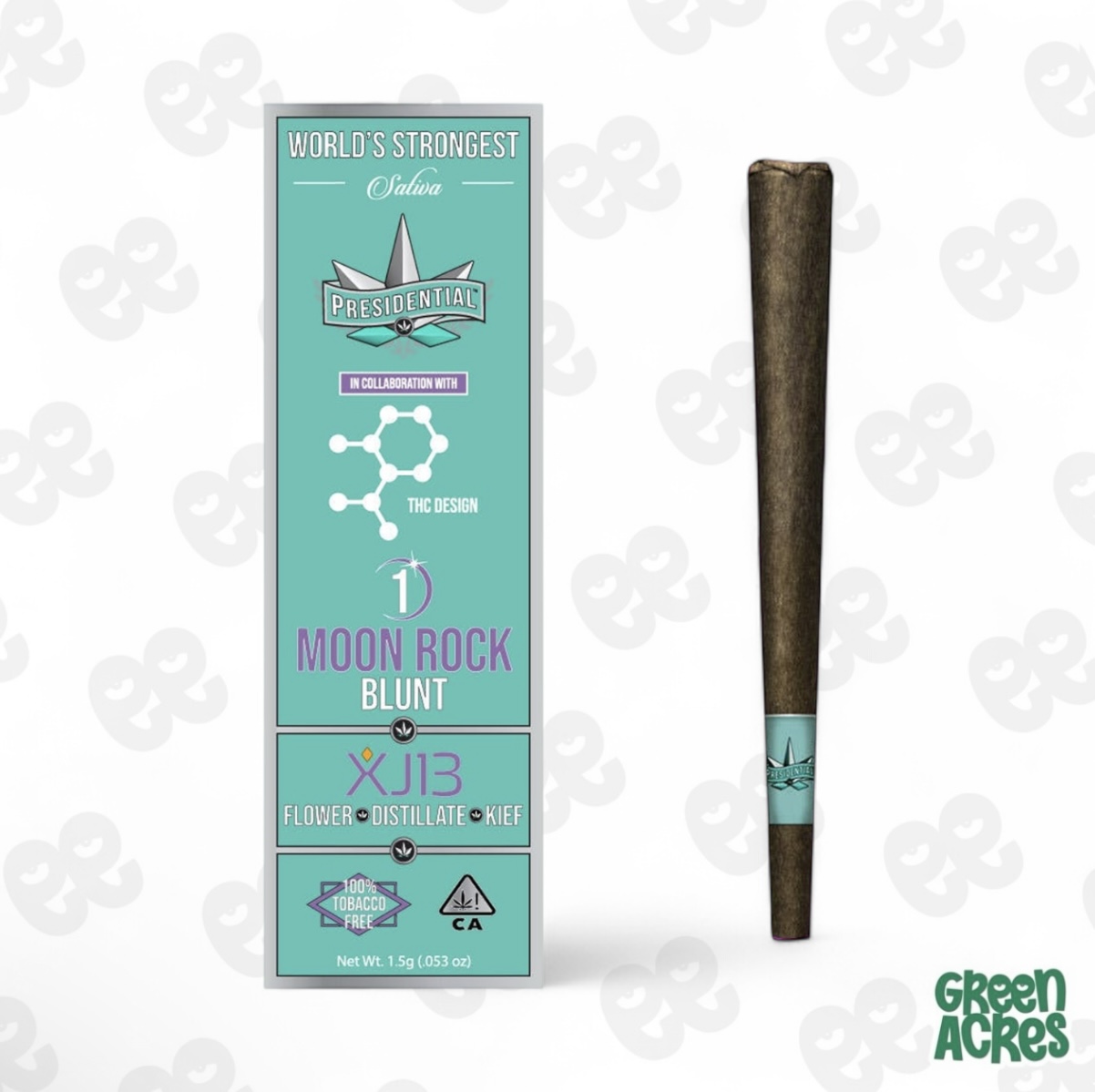 Presidential: XJ13 1.5G Moon Rock Infused Blunt | Green Acres