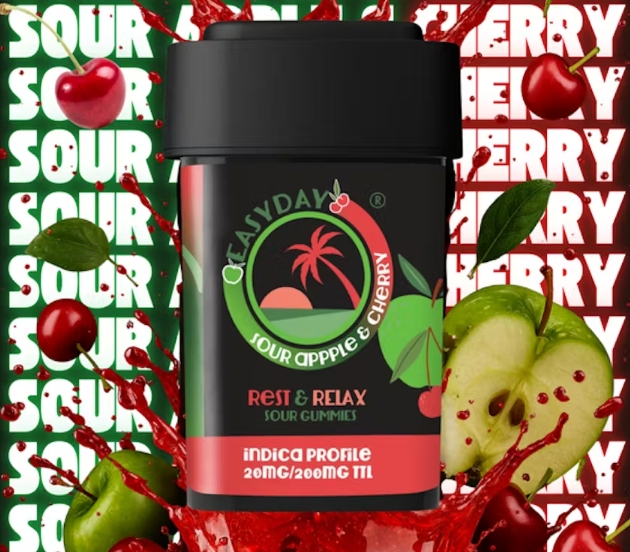 Sour Apple & Cherry gummies