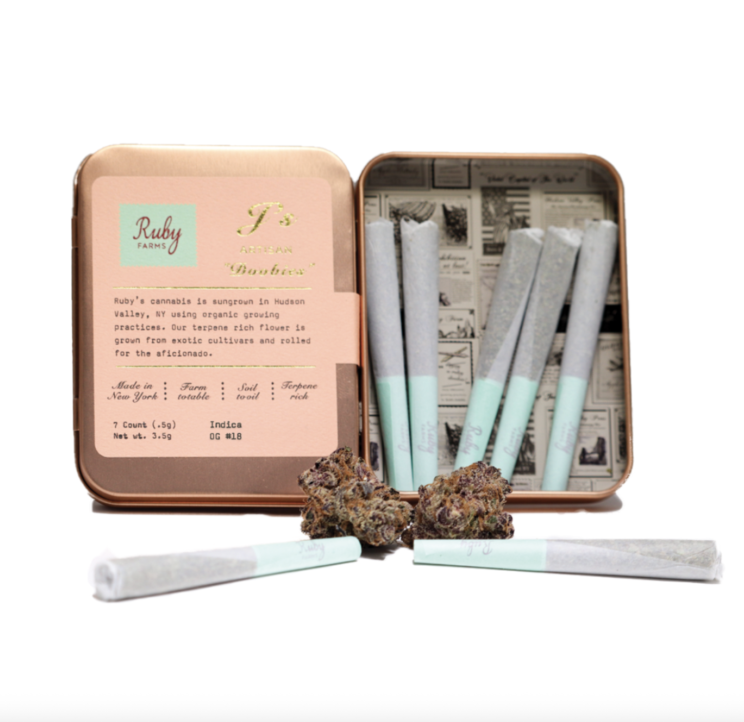 Doobies 7 Count Net 3.5G (.5g) | Indica - OG #18