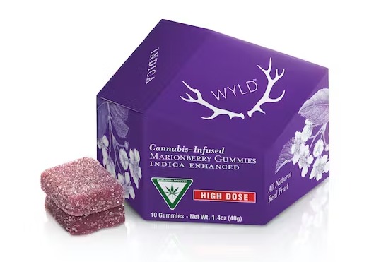 Wyld - Gummies - 200mg - Marionberry - Indica