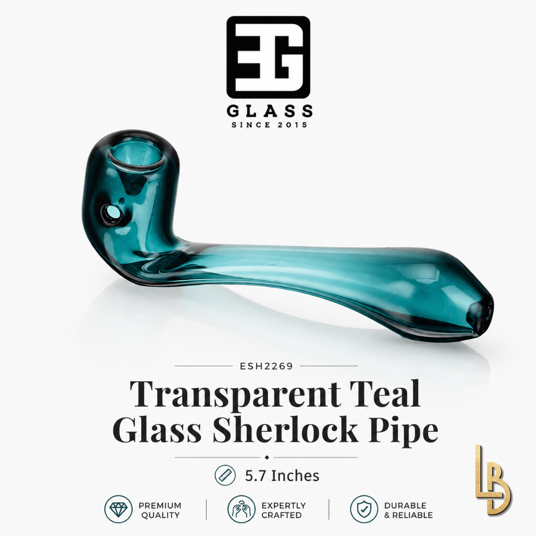 Esh2269 Transparent Teal Sherlock 57 Inches