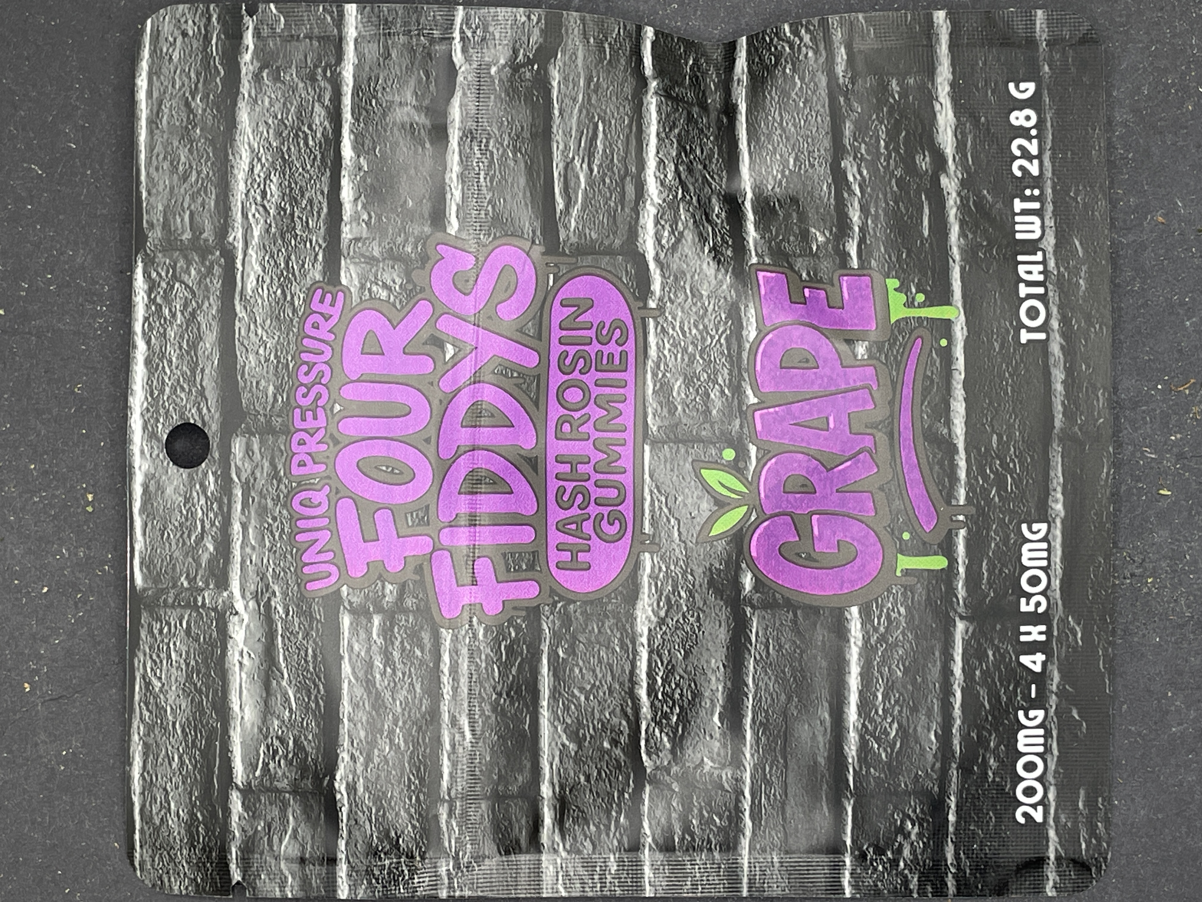 Rosin 4x 50mg Grape Gummies |