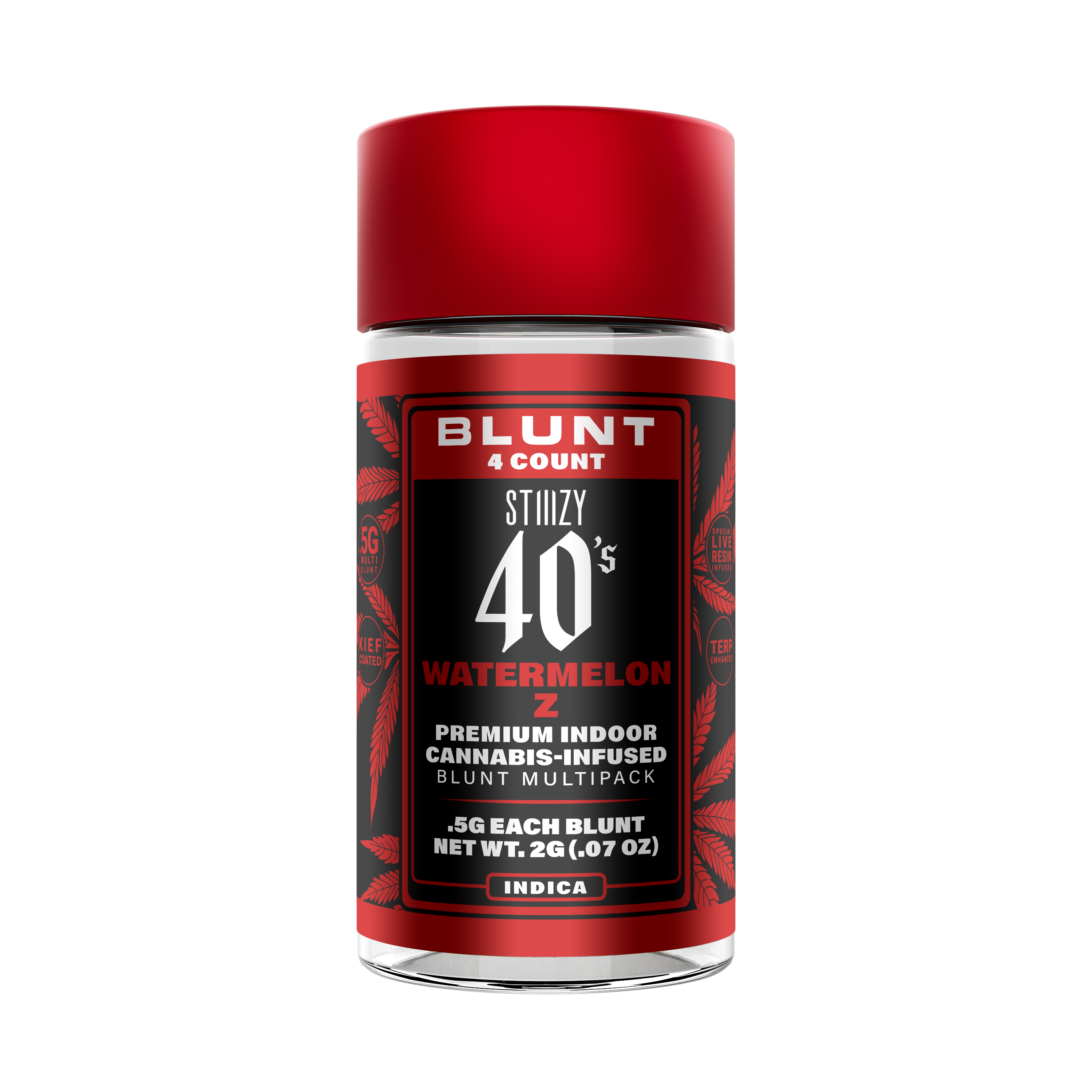 Watermelon Z 40’s Infused Blunt 4-pack | 2g