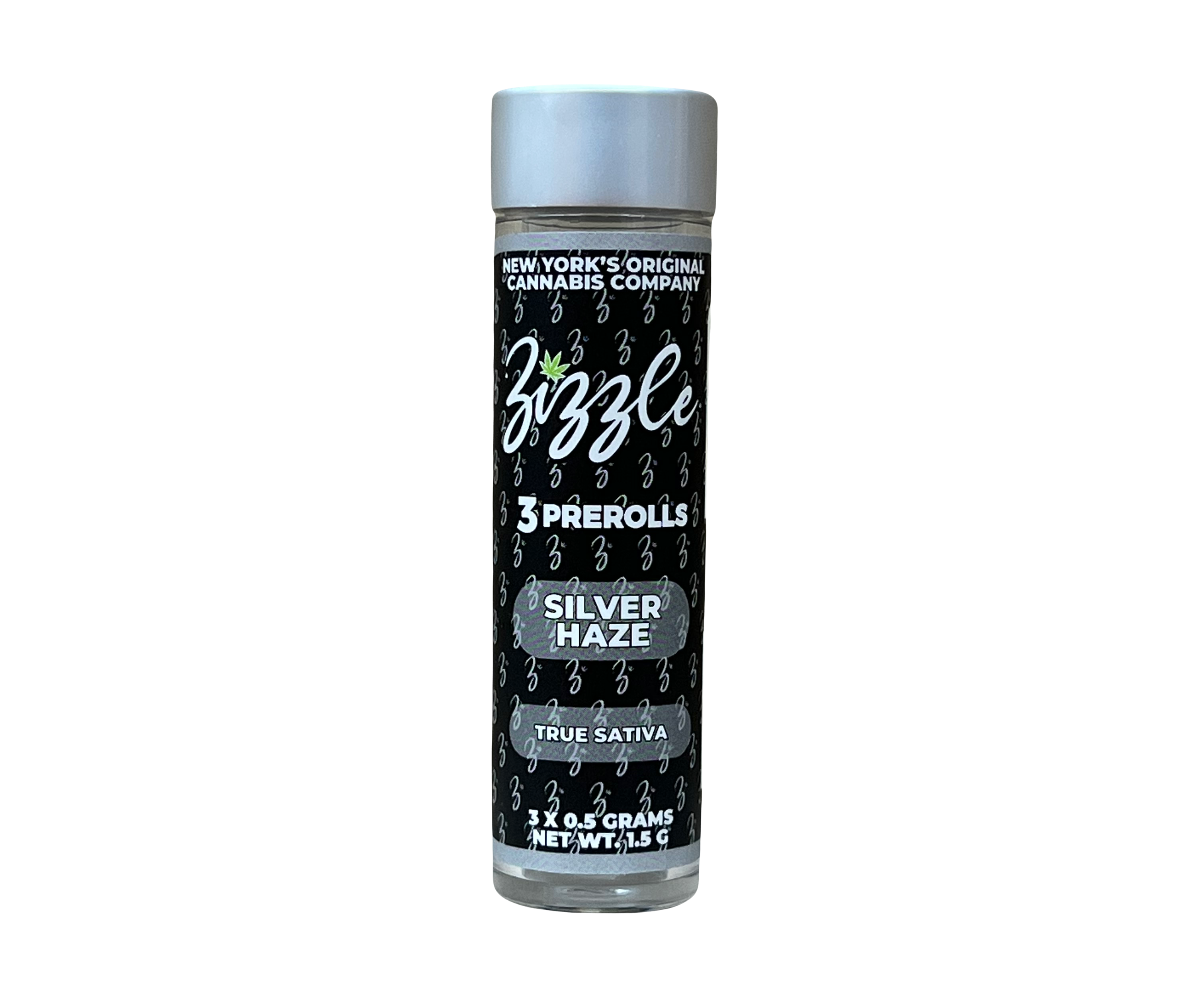 ZIZZLE - PREROLLS - SILVER HAZE 3PK - 1.5G at Sweetlife