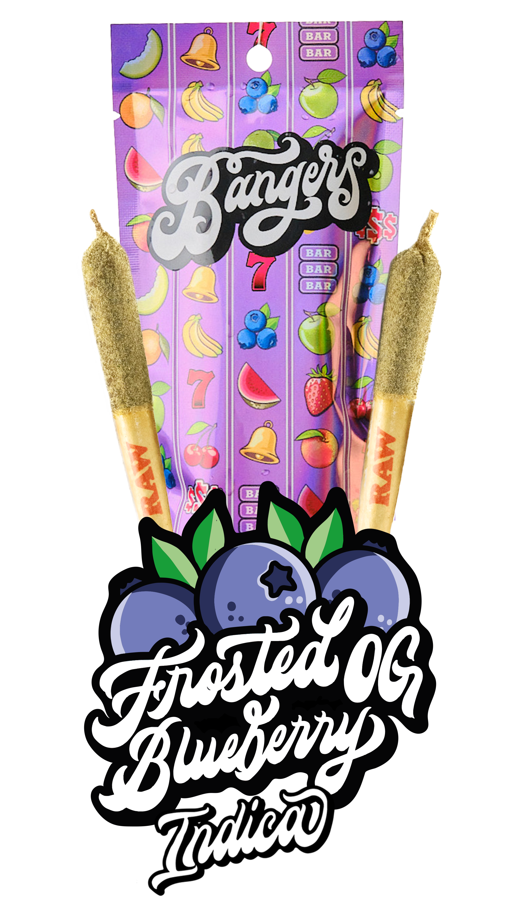Frosted Blueberry OG | .6g Infused | 2pk | Bangers