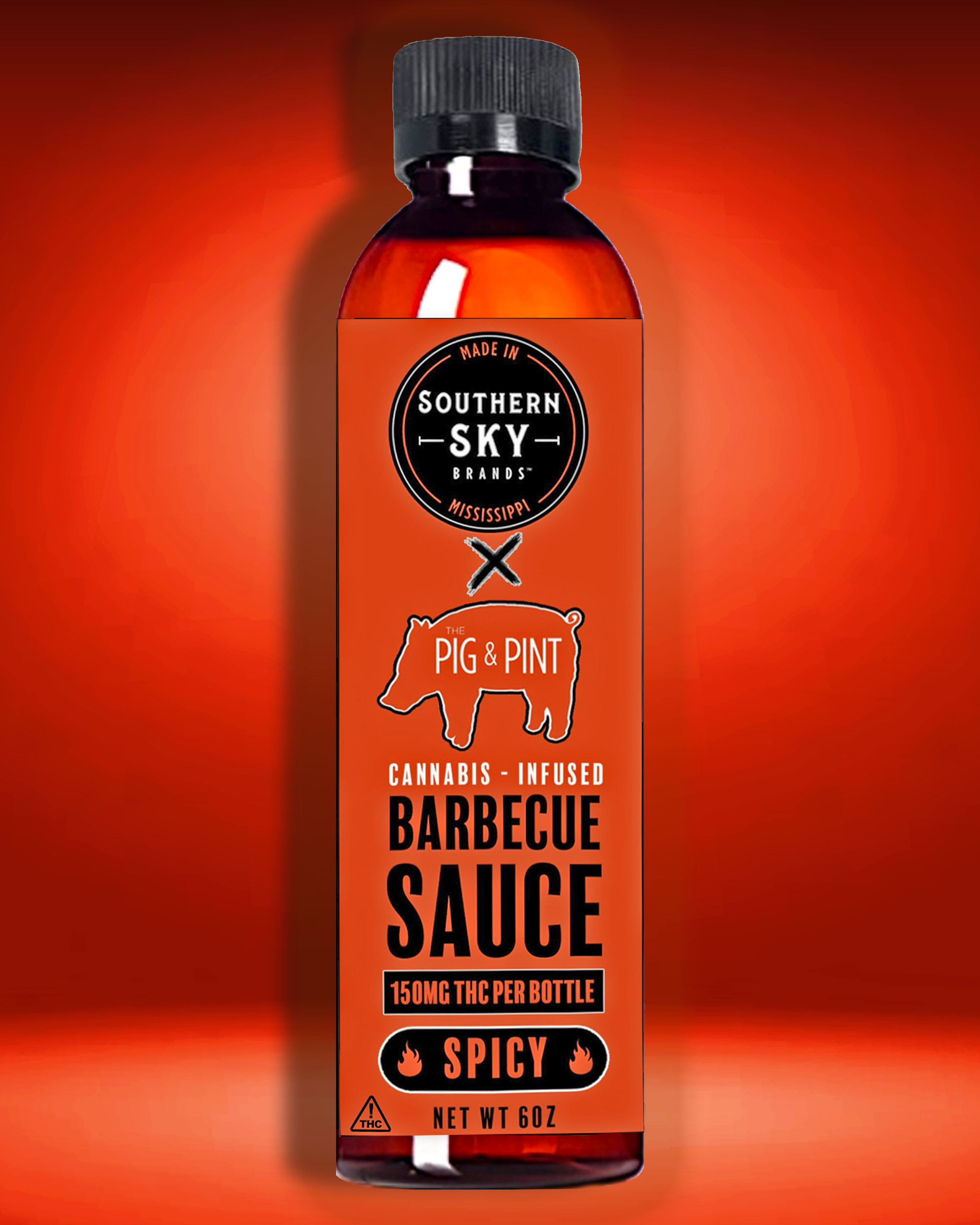 Southern Sky Brands | 150mg | Spicy BBQ Sauce