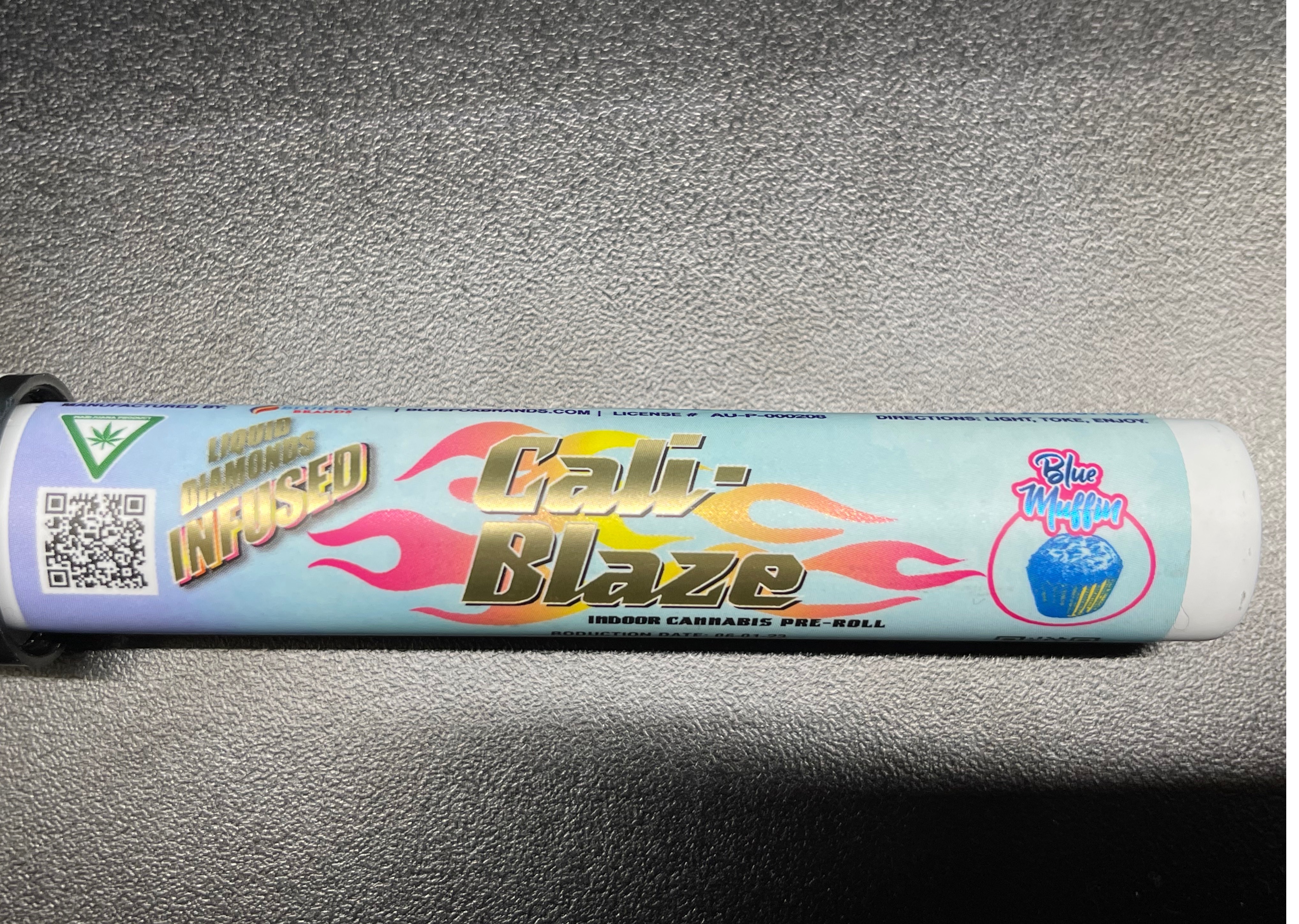 Cali-Blaze - Infused Pre-Roll - Blue Muffin