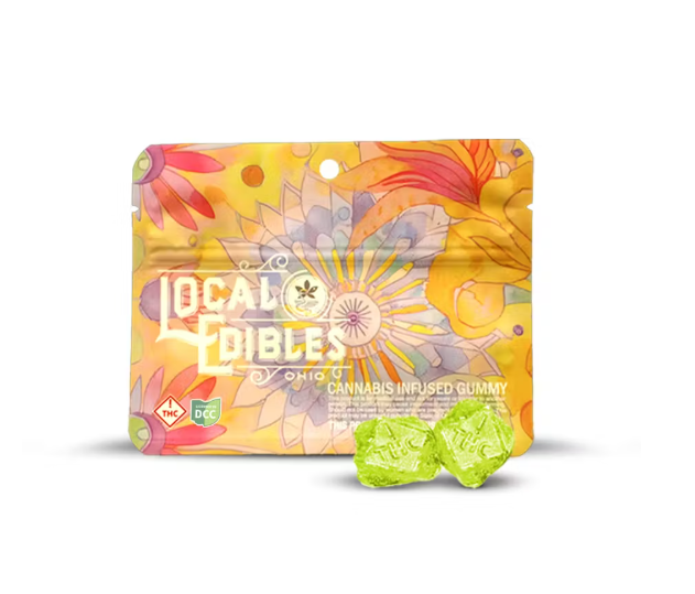 Local Edibles | Strawberry Kiwi 10pc | 110mg Gummies