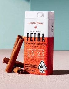 Kiva Petra Mints Cinnamon 1:1 100mg (40pk)
