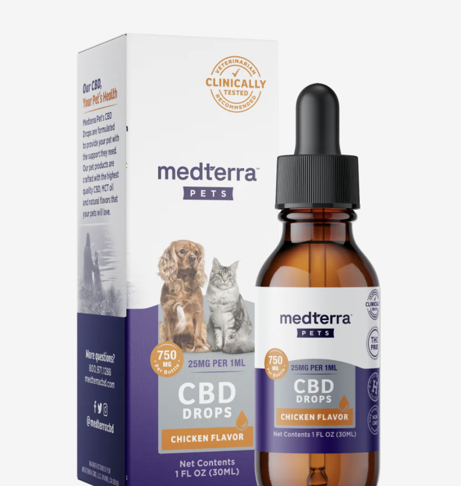 Pets 25mg CBD Drops Chicken Flavor (750mg)