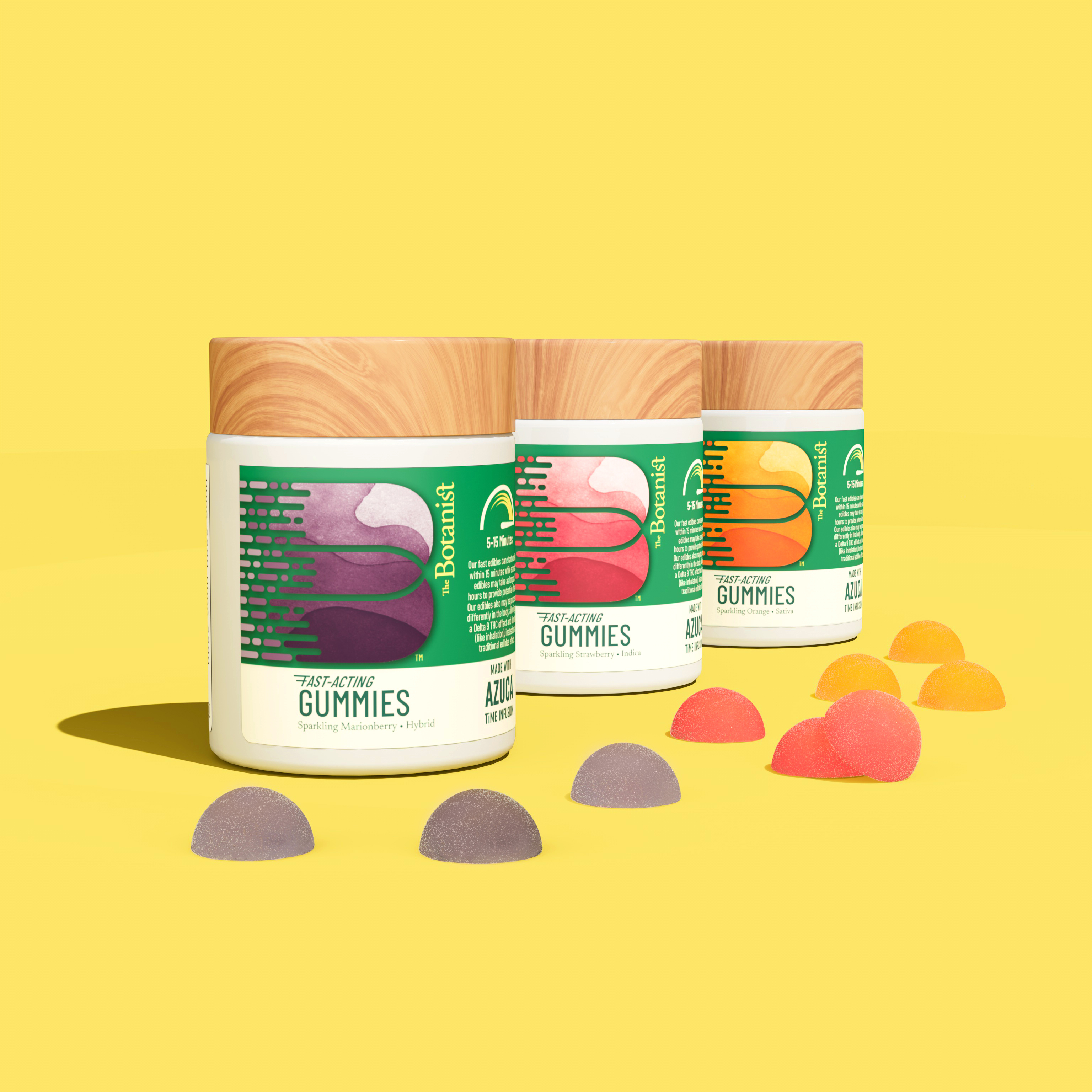 The Botanist Fast Acting Sparkling Orange Gummies