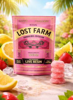 Lost Farm Strawberry Lemonade x Napa 10pk 10mg Live Resin Gummies