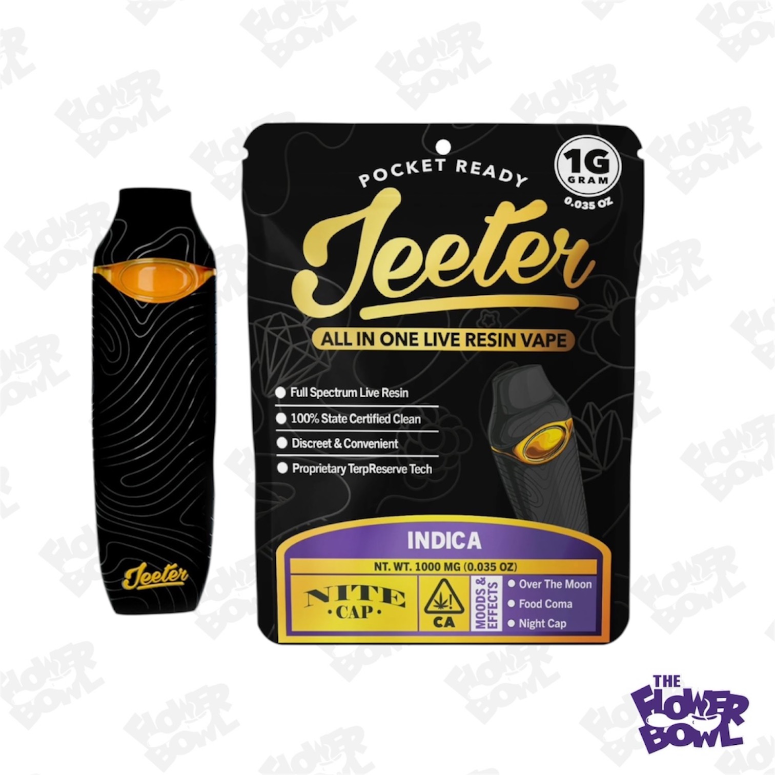 Jeeter: Nite Cap 1G Live Resin AIO (I)
