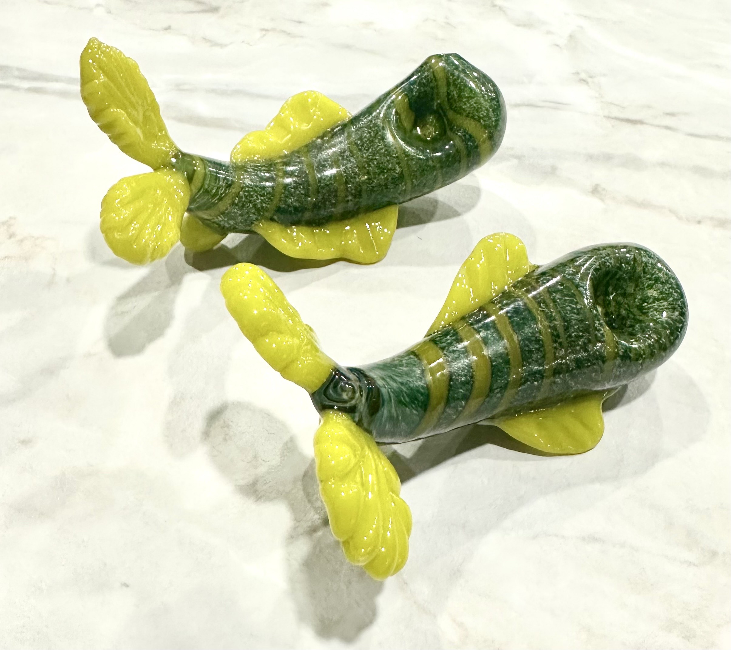Mermaid Tails Bowl Chartreuse Light
