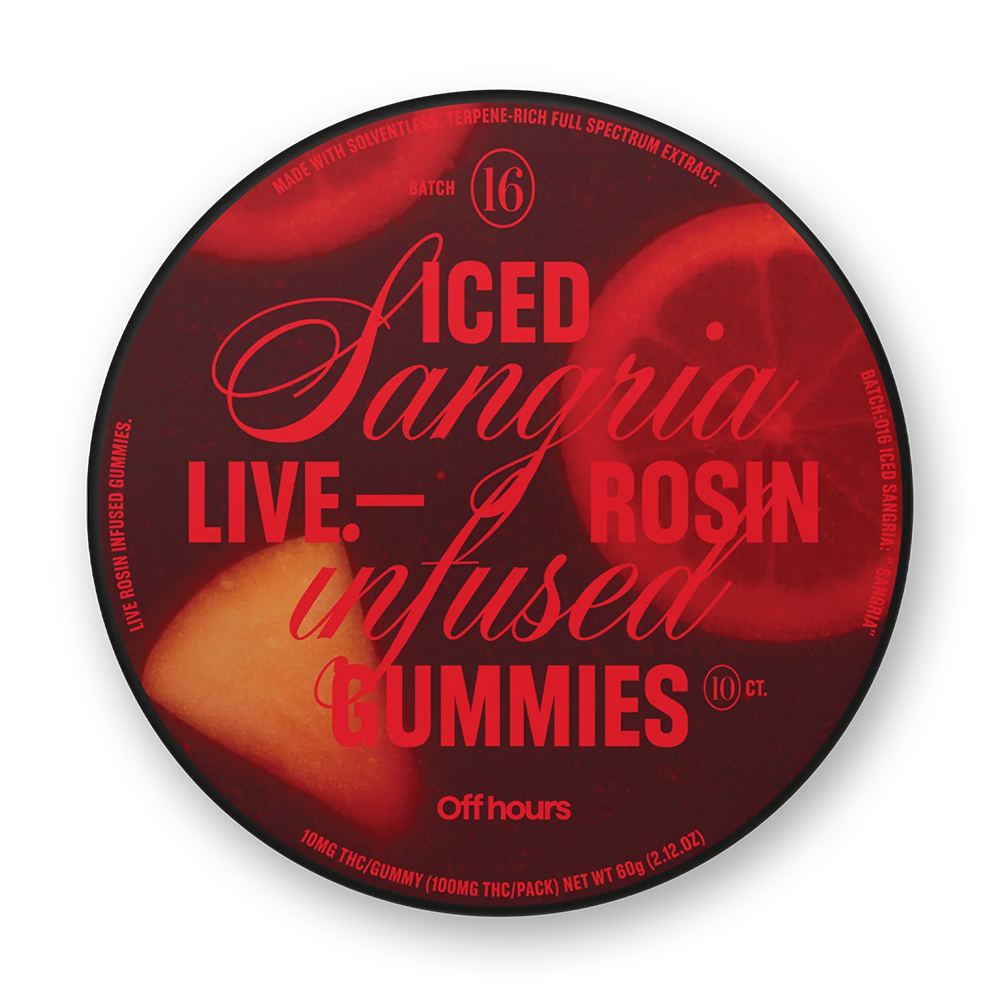 ICED SANGRIA | 10pk | LIVE ROSIN | GUMMIES