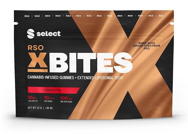Ⓥ SELECT RSO X-Bites 100mg: Cherry Pie 10pk