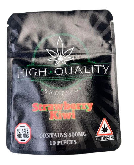 500mg Gummies - Strawberry Kiwi