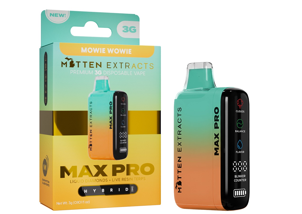 Mitten MAX PRO - Disposable 3g - Mowie Wowie - Hybrid
